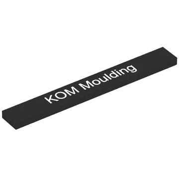 Tile 1 x 8 with 'KOM Moulding' Print