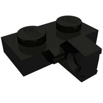 Hinge Plate 1 x 2 Locking with 1 Finger on Side, without Groove