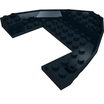 Boat Hull Section, Brick 10 x 12 x 1 with 4 x 6 Cutout