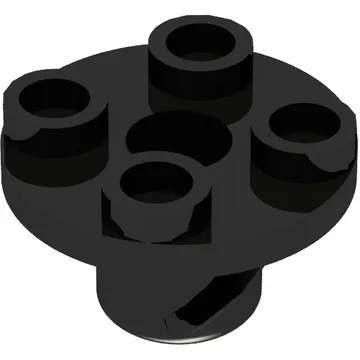 Plate Special Round 2 x 2 with Rotation Stem and Screw
