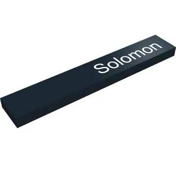 Tile 1 x 6 with "Solomon" Print