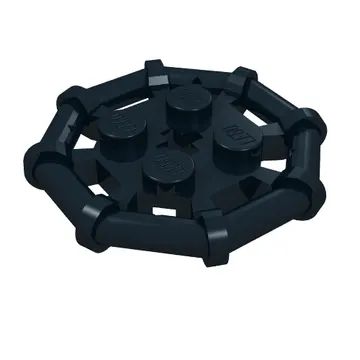Plate Special 2 x 2 with Bar Frame Octagonal, Reinforced, Completely Round Studs