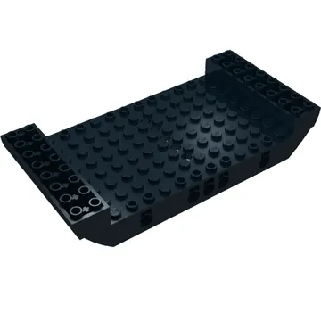 Boat Hull Section, Large Middle 8 x 16 x 2 1/3 with 5 Holes