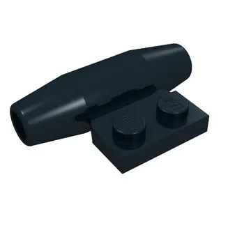Engine, Smooth Small, 1 x 2 Side Plate with Axle Holders and Slot