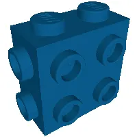 Brick Special 1 x 2 x 1 2/3 with 8 Studs on 3 Sides