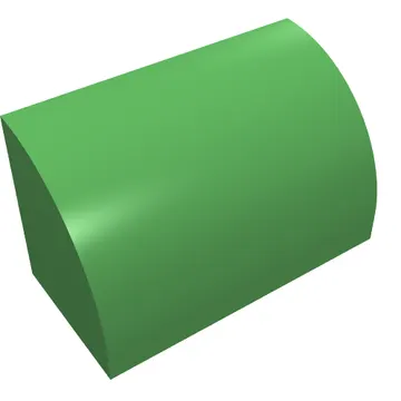 Brick Curved 1 x 2 x 1 No Studs