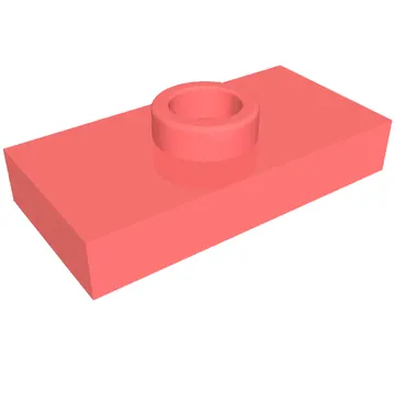 Plate Special 1 x 2 with 1 Stud with Groove and Inside Stud Holder (Jumper)