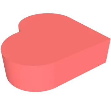 Tile 1 x 1 Heart