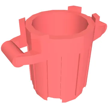 Trash Can with 4 Cover Holders