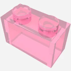 Brick 1 x 2 without Bottom Tube