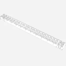 Brick Special 2 x 24 with 2 End Pegs