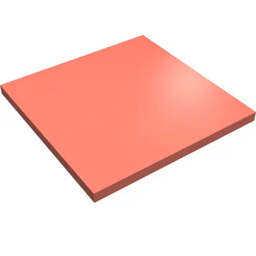 Tile 6 x 6 with Central Bottom Tube
