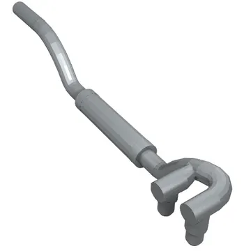 Exhaust Pipe Twin Inlet 11L Left
