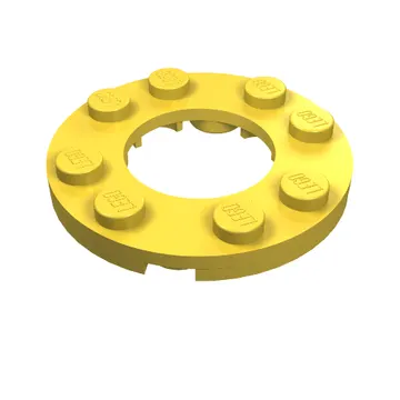 Plate Round 4 x 4 with 2 x 2 Round Opening