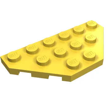 Wedge Plate 3 x 6 Cut Corners