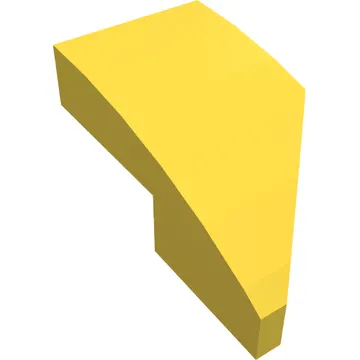 Brick Wedged, Curved 2 x 1 with Stud Notch Left
