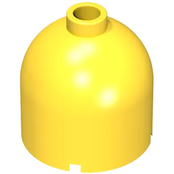 Brick Round 2 x 2 x 1 2/3 Dome Top, Blocked Open Stud