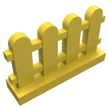Picket Fence 1 x 4 x 2
