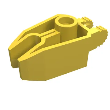 Hinge 1 x 3 Locking with 2 Fingers and Claw End, 9 Teeth