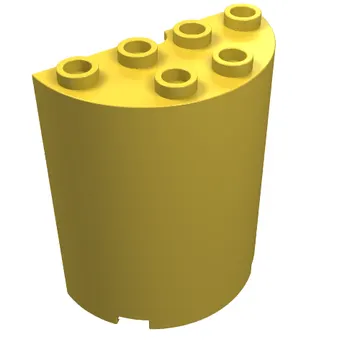 Cylinder Half 2 x 4 x 4