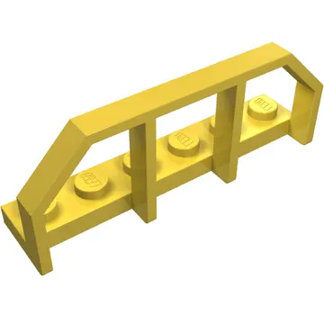 Plate Special 1 x 6 with Train Wagon End Fence