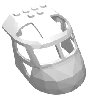 Aircraft Fuselage Curved Forward 6 x 8 Top