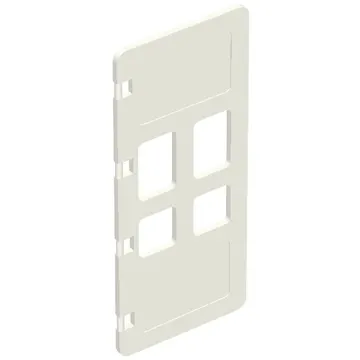 Duplo Door 1 x 3 x 5 with Four Panes