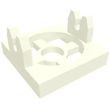 Magnet Holder Tile 2 x 2 - Tall Arms with Deep Notch