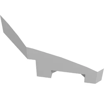 Brick Wedged, Curved 2 x 1 with Stud Notch Right