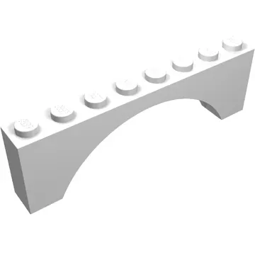 Brick Arch 1 x 8 x 2