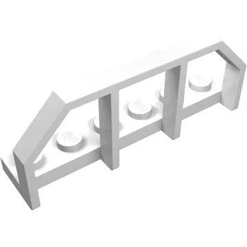 Plate Special 1 x 6 with Train Wagon End Fence