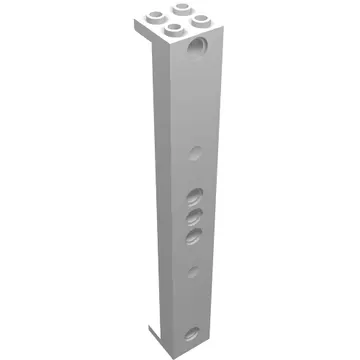 Support 2 x 2 x 13 with 5 Pin Holes