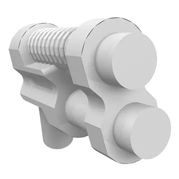 Weapon Gun / Pistol Two Barrel, 10 Ribs