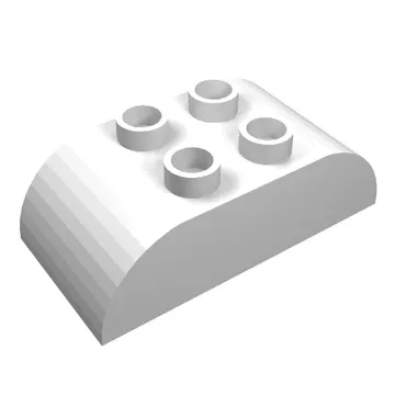 Duplo Brick 2 x 4 Curved Top