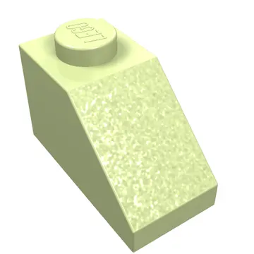 Brick Sloped 45° 2 x 1 with Bottom Pin