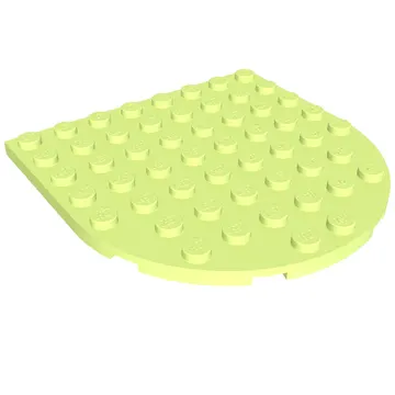 Plate 8 x 8 with Rounded End