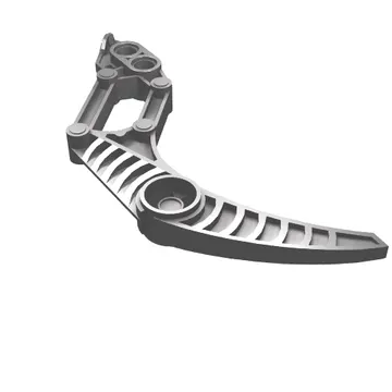 Large Figure Weapon, Claw / Fang, 2 Pin Holes (Visorak Suukorak)