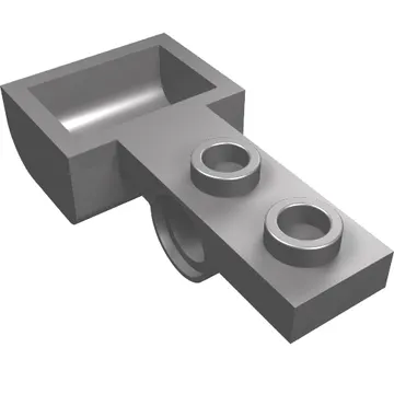 Launcher, 1 x 4 with 1 x 2 Plate with Pin Hole and Bucket (Catapult)
