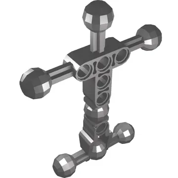 Large Figure Skeletal, Torso with 7 Ball Joints, and 6 Holes, Small