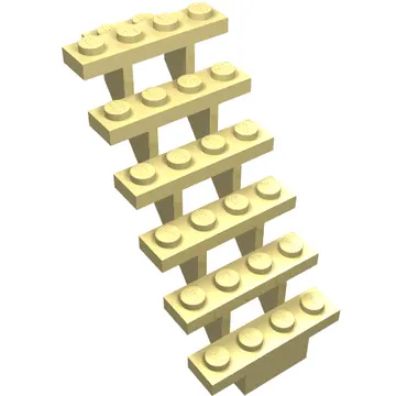 Stairs 7 x 4 x 6 Straight Open