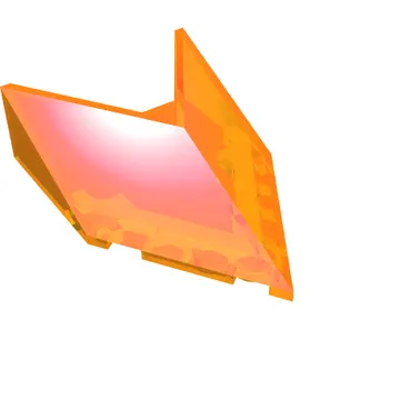 Windscreen 6 x 4 x 1 1/3 Pointed