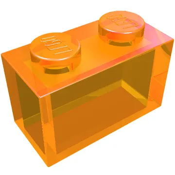 Brick 1 x 2 without Bottom Tube