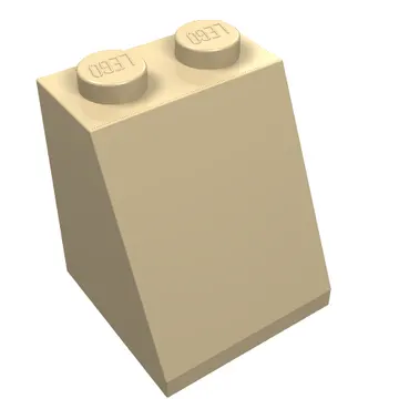 Brick Sloped 65° 2 x 2 x 2 with Bottom Tube