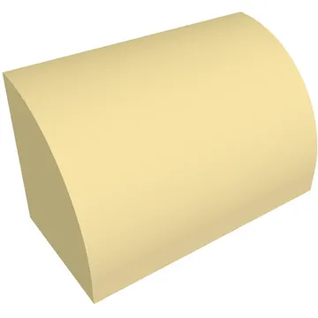 Brick Curved 1 x 2 x 1 No Studs