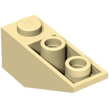 Brick Sloped Inverted 33° 3 x 1 with Internal Stopper and No Front Stud Connection