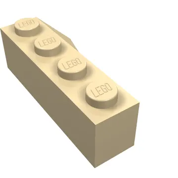 Brick Wedged, Sloped 45° 4 x 2 Left