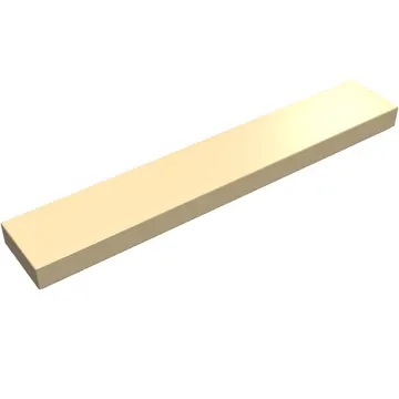 Tile 1 x 6 with Groove