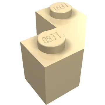 Brick Wedged 2 x 2 Facet