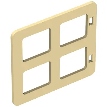 Duplo Door / Window with Four Equal Square Cornered Panes