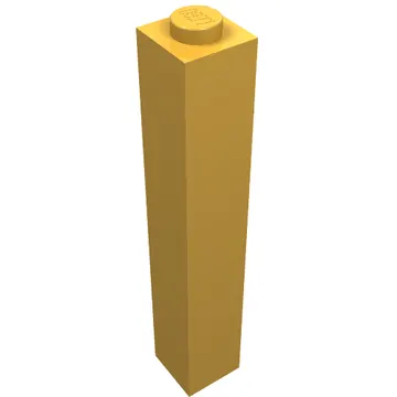 Brick 1 x 1 x 5 with Solid Stud